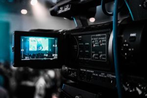 HD video camera capturing a live event; focus on screen and controls. — Laal Singh Chaddha Will Be Launched Soon