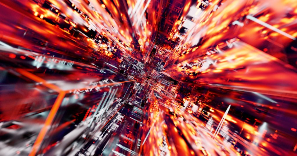 Abstract 3D digital light burst with vivid warm tones, suggesting high-speed data flow. — Pick Valorant Elo Boost To Enable T
